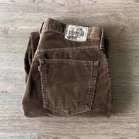 [Made in U.S.A] Vintage 90s Levi’s Silver Tab Corduroy Pants - Picture 1 of 11